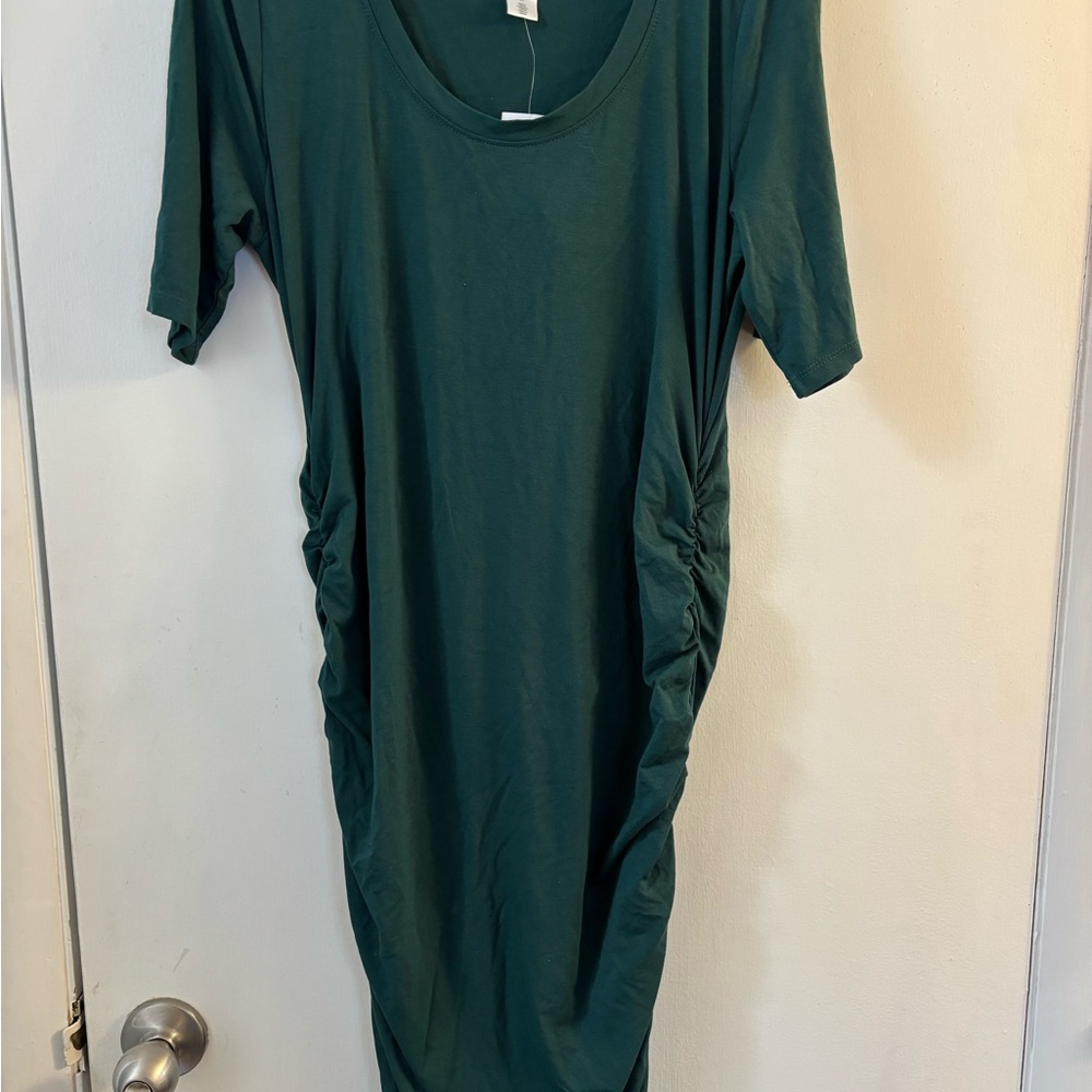 Motherhood Maternity Green Midi Dress